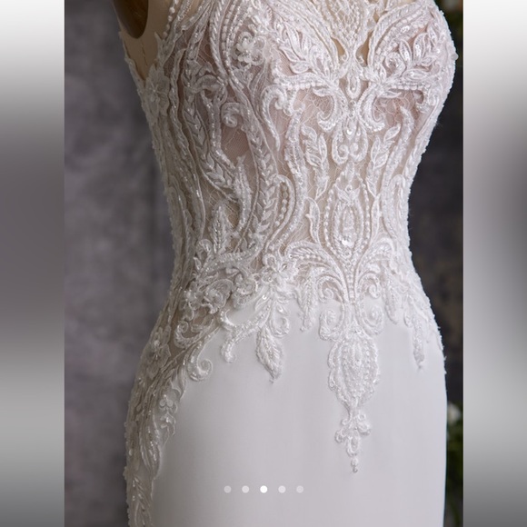 Audrina Halter Crepe Bridal
Dress | Maggie Sottero - Picture 7 of 16